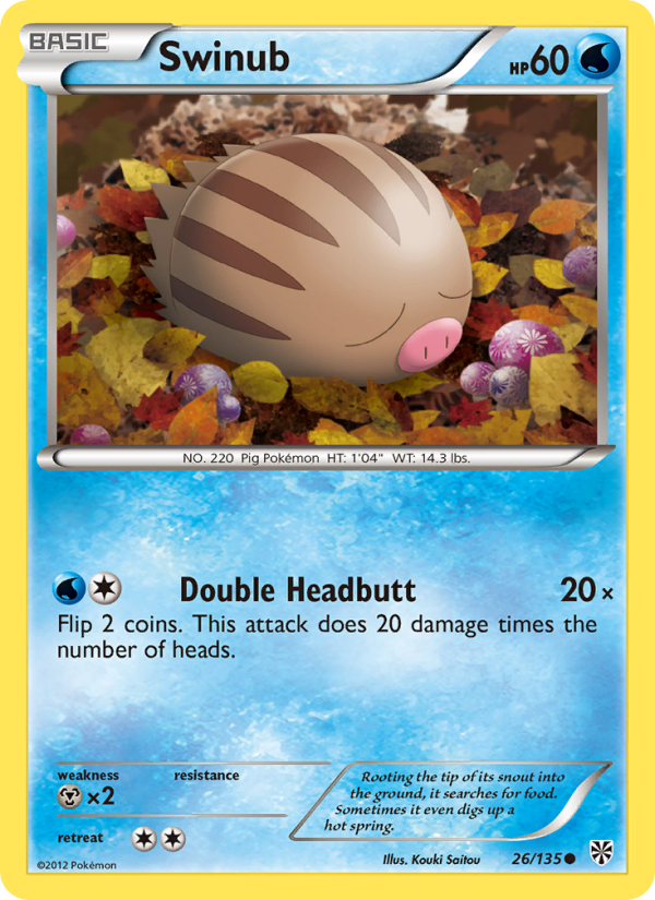 Swinub - Pokémon TCG Card