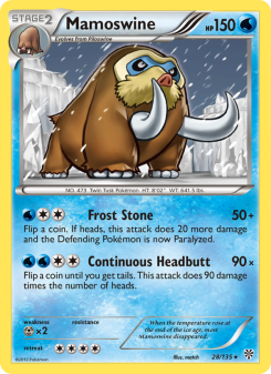 Mamoswine - pokemon TCG Card