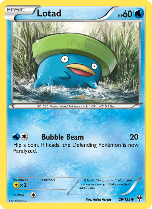 Lotad - Pokémon TCG Card