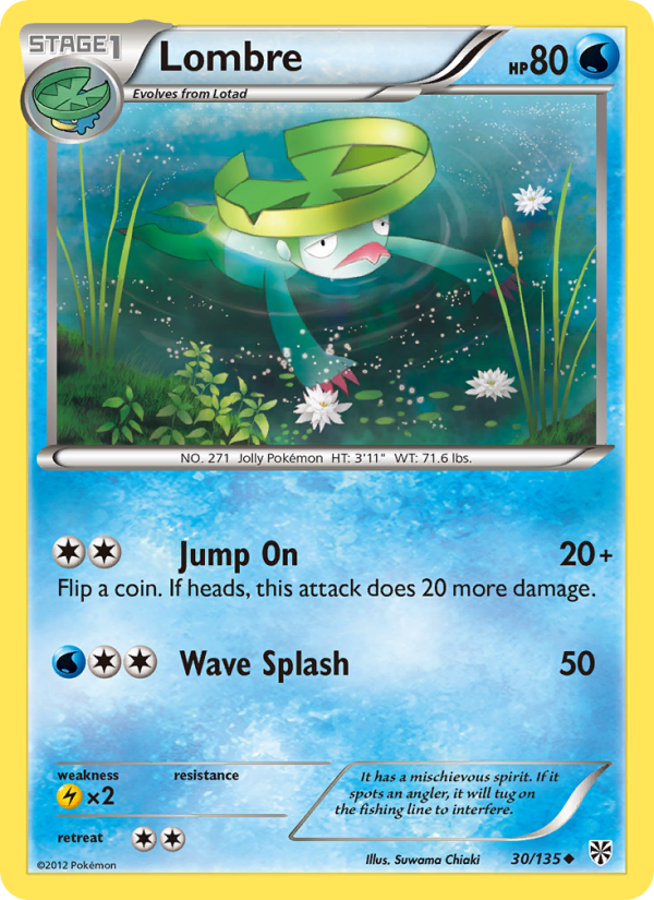Lombre - Pokémon TCG Card