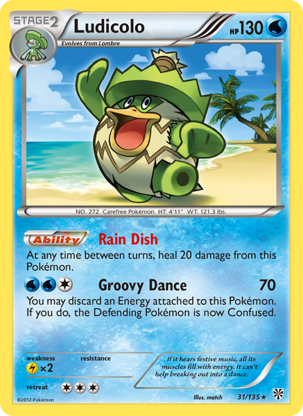 Ludicolo - Pokémon TCG Card