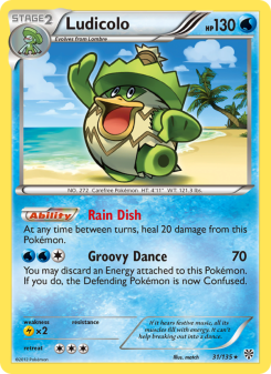 Ludicolo - pokemon TCG Card