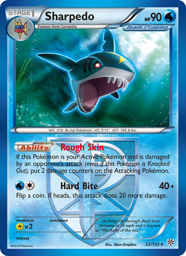 Sharpedo - Pokémon TCG Card