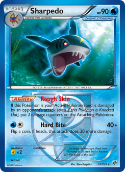 Sharpedo - pokemon TCG Card