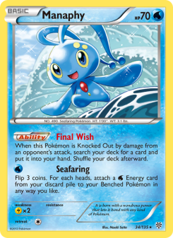 Manaphy - pokemon TCG Card