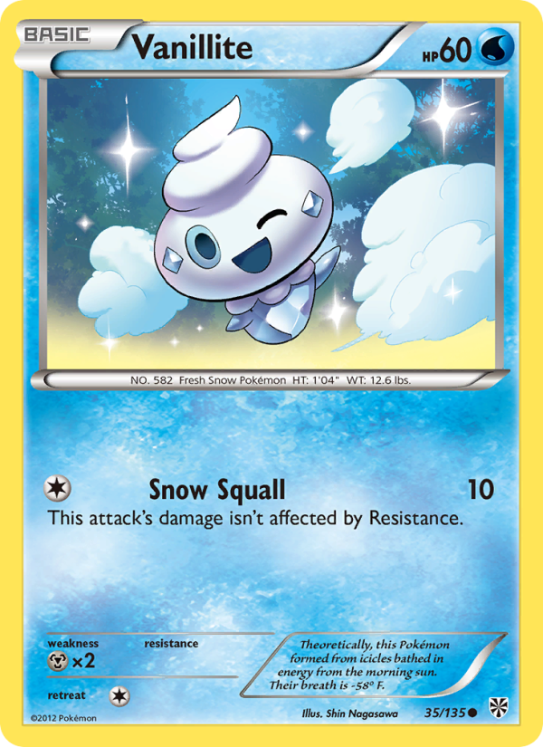 Vanillite - Pokémon TCG Card