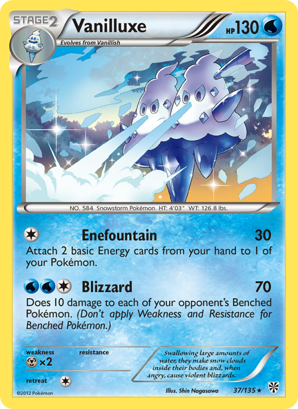 Vanilluxe - Pokémon TCG Card