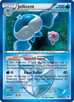 Jellicent - pokemon TCG Card