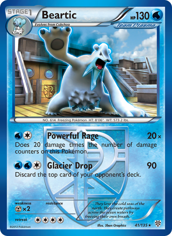 Beartic - Pokémon TCG Card