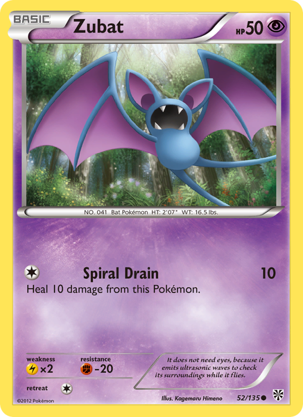 Zubat - Pokémon TCG Card