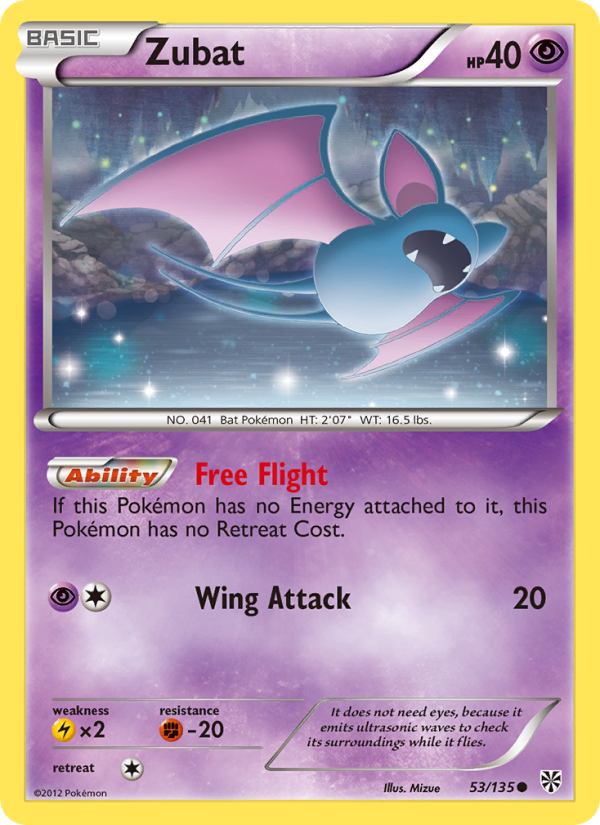 Zubat - Pokémon TCG Card