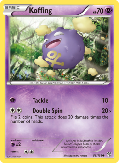 Koffing - pokemon TCG Card