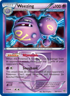 Weezing - pokemon TCG Card