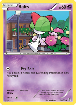 Ralts - pokemon TCG Card
