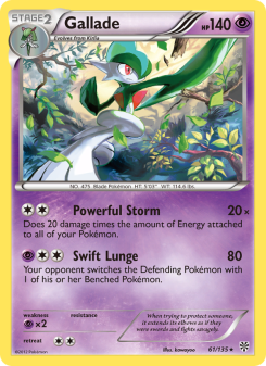 Gallade - pokemon TCG Card