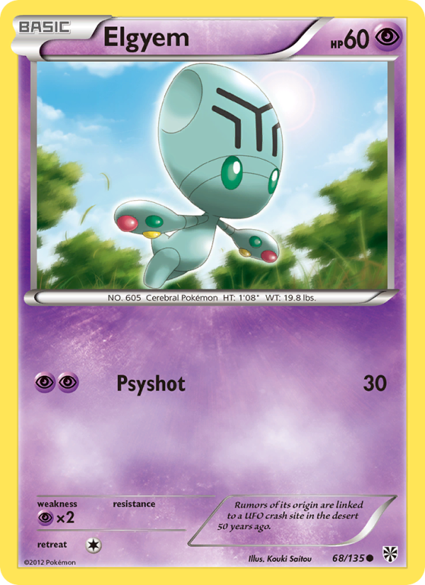 Elgyem - Pokémon TCG Card