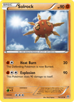 Solrock - pokemon TCG Card