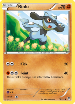 Riolu - pokemon TCG Card