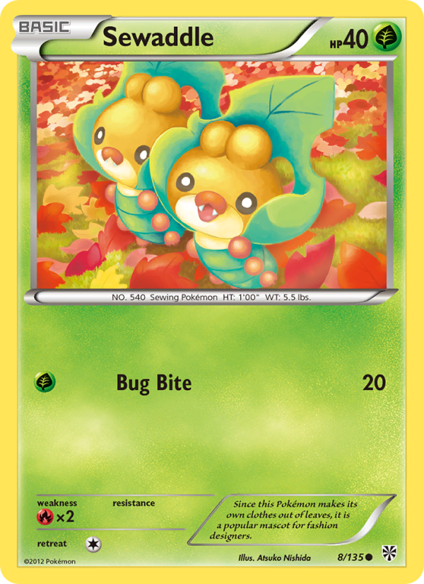 Sewaddle - Pokémon TCG Card