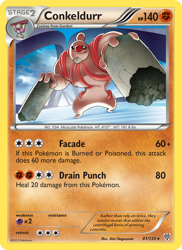 Conkeldurr - Pokémon TCG Card