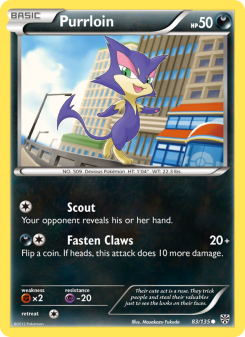 Purrloin - pokemon TCG Card