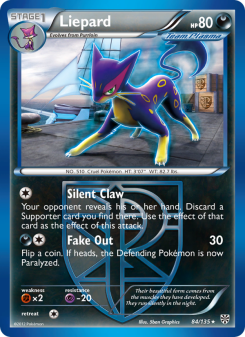 Liepard - pokemon TCG Card