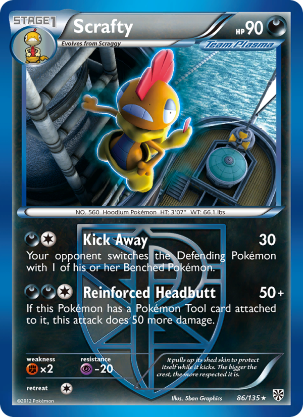 Scrafty - Pokémon TCG Card