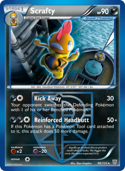 Scrafty - pokemon TCG Card