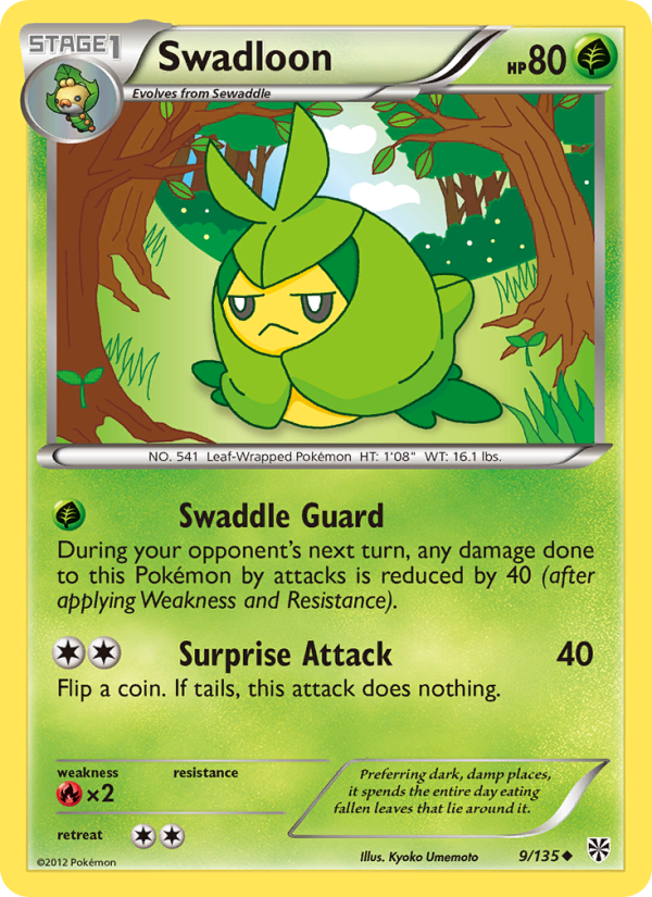 Swadloon - Pokémon TCG Card