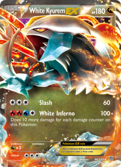 White Kyurem-EX - pokemon TCG Card