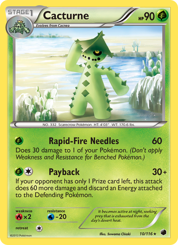 Cacturne - Pokémon TCG Card