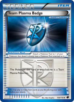 Team Plasma Badge - pokemon TCG Card