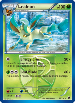 Leafeon - pokemon TCG Card