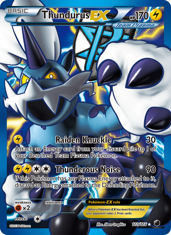 Thundurus-EX - Pokémon TCG Card