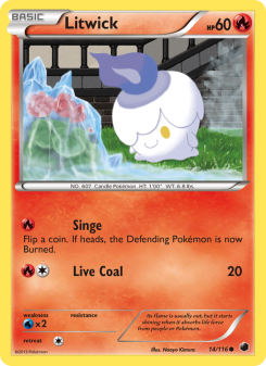 Litwick - pokemon TCG Card