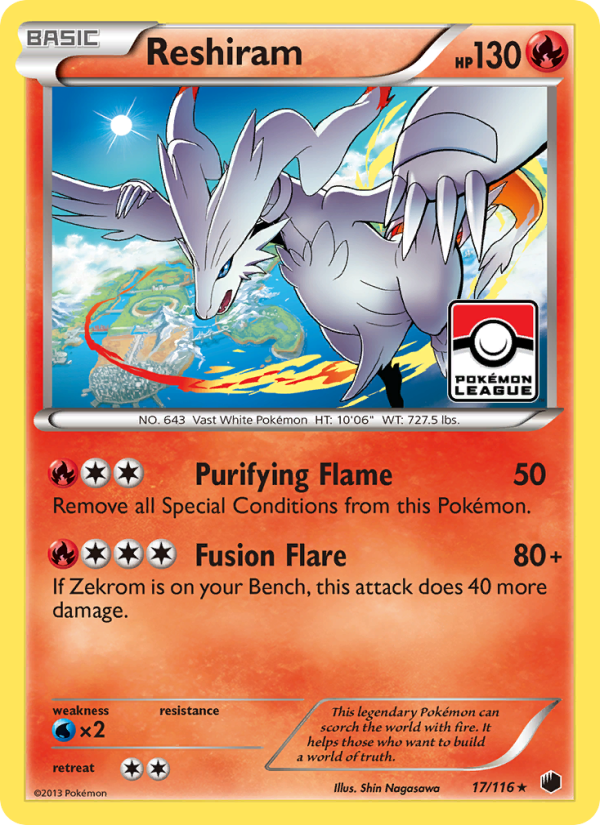 Reshiram - Pokémon TCG Card