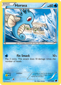 Horsea - pokemon TCG Card