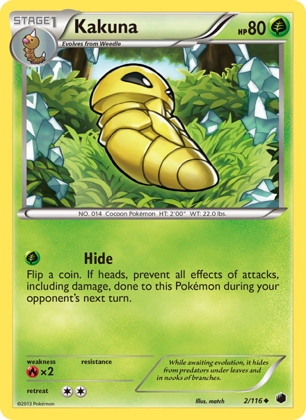 Kakuna - Pokémon TCG Card