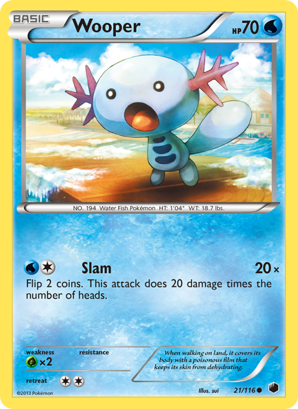 Wooper - Pokémon TCG Card