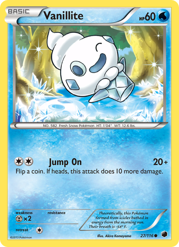 Vanillite - Pokémon TCG Card