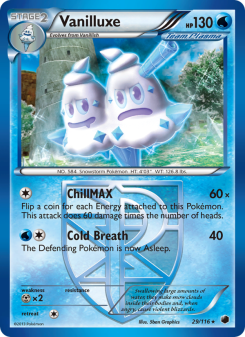 Vanilluxe - pokemon TCG Card