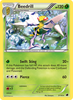 Beedrill - pokemon TCG Card