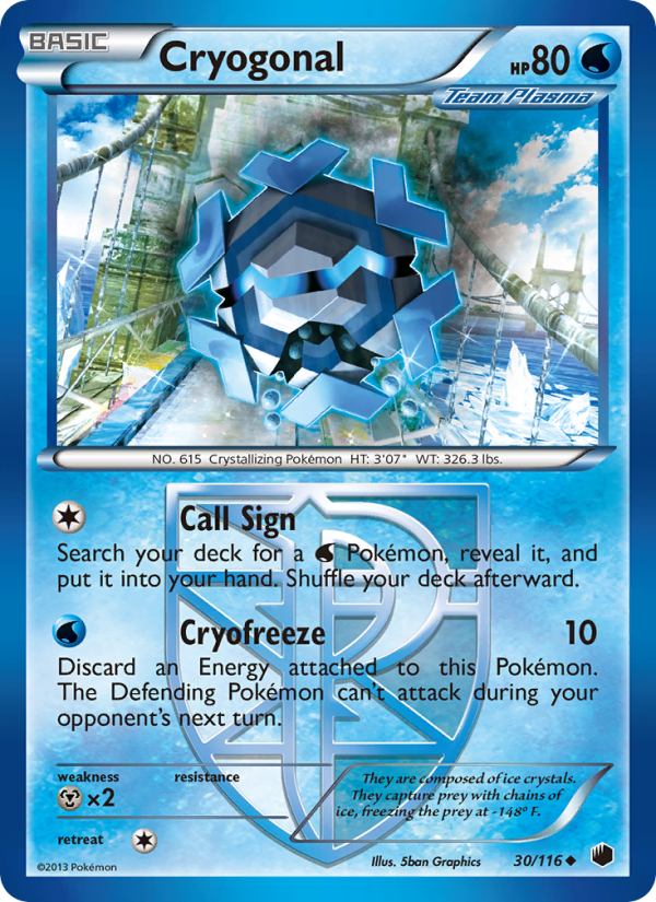 Cryogonal - Pokémon TCG Card