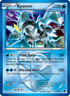 Kyurem - pokemon TCG Card