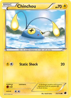 Chinchou - pokemon TCG Card