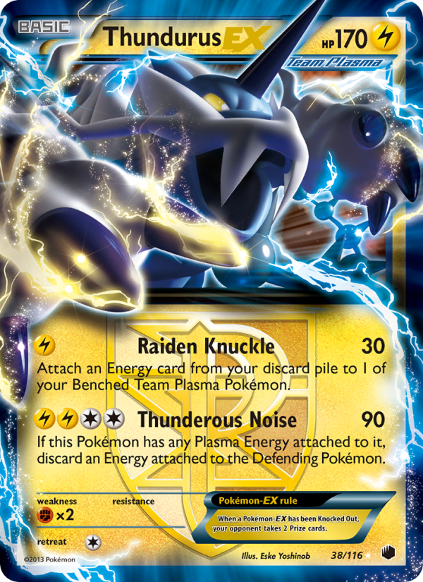 Thundurus-EX - Pokémon TCG Card