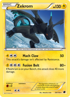 Zekrom - pokemon TCG Card