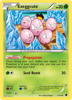 Exeggcute - pokemon TCG Card