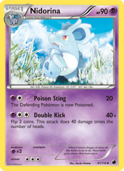 Nidorina - pokemon TCG Card