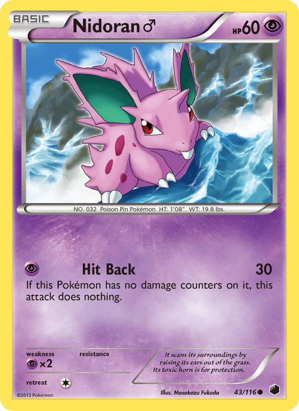 Nidoran♂ - Pokémon TCG Card